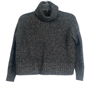 Madewell Eastbrook turtleneck cross-back, marked sweater, size medium GUC